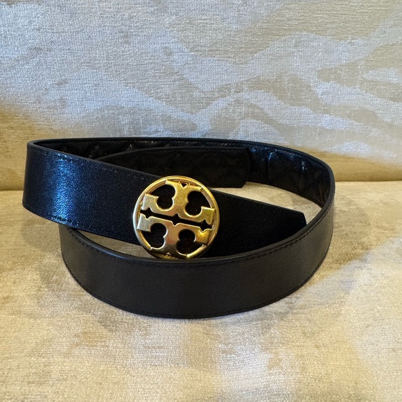 Tory Burch Black Belt size small - Picture 2 of 3